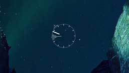 beta clock rainmeter skin