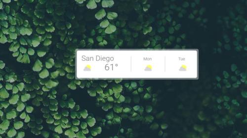 Google Weather Rainmeter