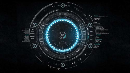 TECH-A Rainmeter skin