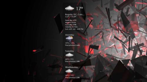 Tonxico Weather Rainmeter